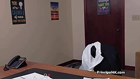 Milf School Secretary Milks Big Fat Dick To Save The Day