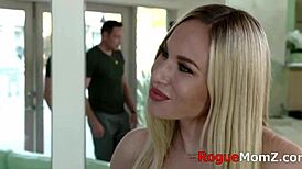 stepdaughter tempts stepdad into cheating fuck behind stepmom's back