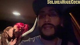 uhh they gotta suck my dick just to pay for the damn ride home... bisexual blowjob payoff!