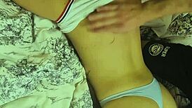 Teen gets therapeutic massage leading to wand orgasm and deep pounding