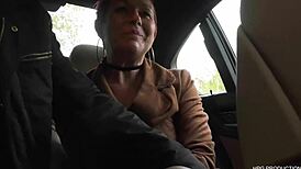 curious cougar dives into steamy threesome action with two eager guys