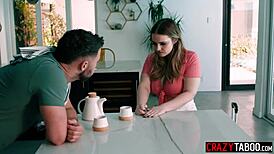 desperate big tits teen codi vore 18+ rides huge cock deepthroats rough and bends over doggystyle for warm home