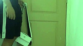 teen stepdaughter caught on all fours gets pussy pounded hard