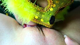 high school cutie ninewthai squirts hard from tongue on shaved pussy