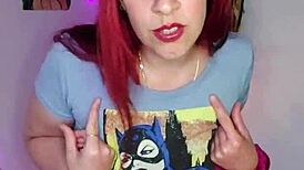 my useless cuckold husband can't even obey his reina right joi sph cuckold dirty talk redhead femdom domination close-up