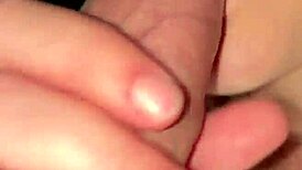 Watching her masturbate outside then fucking her roughly with monster cock creampie