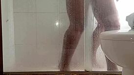 plowing my 70 year old neighbor's ass ends with creampie and mouth finish