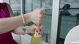 Porsha Carrera sucking Sara Jay's toys lesbian?