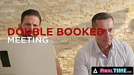 uhh work meeting... turns into alyssa bounty's hard anal dp pounding