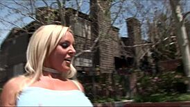 Blonde Milf Big Tits Bouncing in Heels During Anal Ride