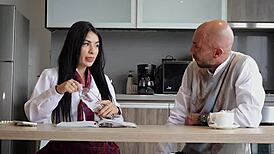 professor pervy fucks me hard in his house 😈 wanna join??