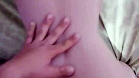 Chubby Mexican wife moans riding huge cock doggystyle wet pussy