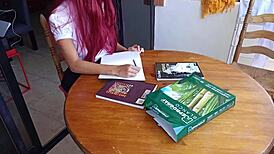 Stepmom and stepsis homemade anal double fuck at uni 🔥🍑