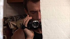 Blonde Fucked Doggystyle Missionary Cum in Hairy Mouth