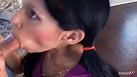 Cum Hungry Girl Joins MMF!