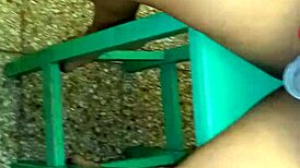 Transexual sucks my cock and i fuck her ass in the kitchen close-up