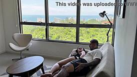 she slept uncovered so i slid in deep passionate ebony pussy ride cowgirl