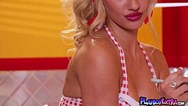 keira jackson's petite nude poses after bar shift turn me on