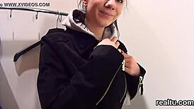 Adorable Czech Kitten Seduces in Hypermarket Then Drilled Anal POV Hardcore!