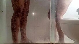 plowing my 70 year old neighbor's ass ends with creampie and mouth finish