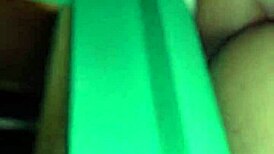 Transexual sucks my cock and i fuck her ass in the kitchen close-up