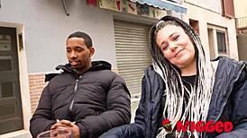 mature chloe funny eats her first black cock we fulfill fantasies