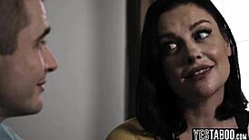 Lonely Stepmom Craves Her Stepson's Touch in Secret Bedroom Encounter.