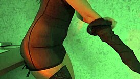 Hottest Lingerie Try-On Haul Teases Petite Brunette Tits Ass Stockings Dance