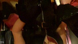 lady j dominates in seductive vampire gloves