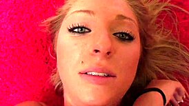 Jaelyn Fox's Shaved Asshole Gapes Wide From Relentless Doggystyle Anal Pounding