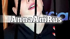 Anna demos Sohimi toy close-up solo pussy orgasm