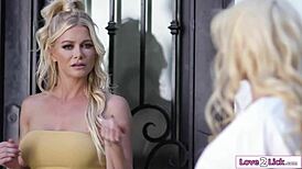 Neighbor Catches Stepmom Stepdaughter Lesbian Lick Fest