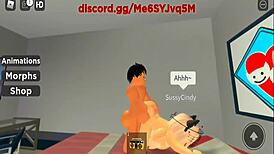 roblox cutie, spread those legs wide for chad's throbbing african cock to stretch you out.