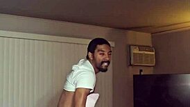 Black guy digs deep in white girls guts