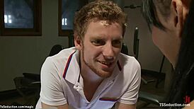 Cheating bf dominated in shemale gangbang with hardcore anal assfucking