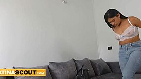 big booty colombian teen casting goes full fuck fest.