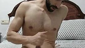 Attractive Guy Boldly Shows Ass While Jerking Off