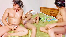 Uttaran20 milf cheats in steamy ffm threesome ride