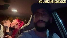 uhh they gotta suck my dick just to pay for the damn ride home... bisexual blowjob payoff!