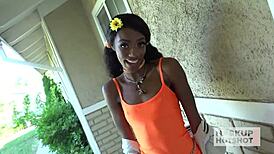 mocha slut chanel skye bends for bryan gozzling's deep anal pounding