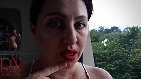 the boss makes the maid suck his cock 😈 domination in the house