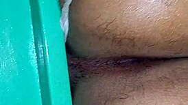 Transexual sucks my cock and i fuck her ass in the kitchen close-up