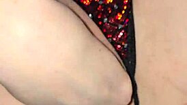 holy shit my wife squirts everywhere fisting herself on my huge dick!!