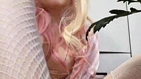 Fetish Feet Mistress Elza Koms Teases in Wet Lingerie and Panty Domination