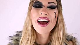 Your Viking Wife Rides Dildo Hard Before Creampie Drain!