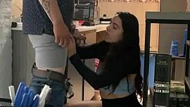 omg girl, i'm riding that contractor so deep and wild 😍🔥 wait till you see me bounce on him like crazy then switch to doggy while he pounds my juicy latina ass non-stop!!