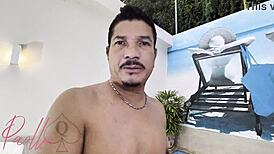 old bull makes young hotwife paolla scream and squirt in wild quickie anal