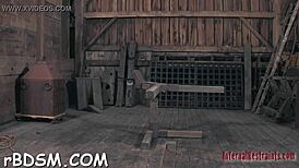 Watch this horny slut get roughly fucked and sucked on massive cock in free thraldom action