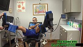 Angel Ramiraz Endures Cum Clinic Extraction with Moaning and Spreading