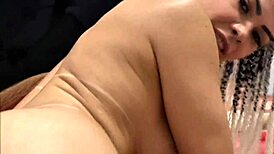 guy sneaks in to fuck sexy brazilian neighbor's juicy shaved pussy to orgasm